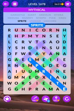 wordscapes search level 1678