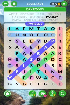 wordscapes search level 1691