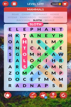 wordscapes search level 1699