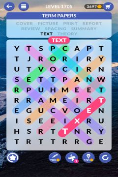 wordscapes search level 1705