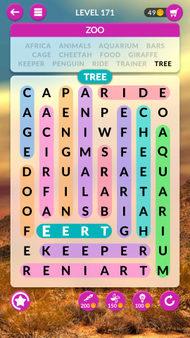 wordscapes search level 171
