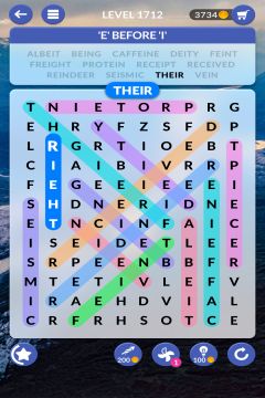 wordscapes search level 1712