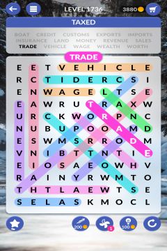wordscapes search level 1736