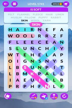 wordscapes search level 1741