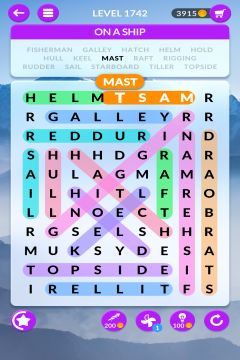 wordscapes search level 1742