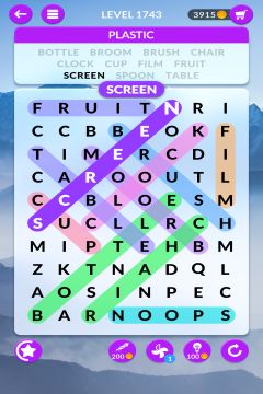 wordscapes search level 1743