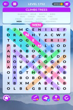 wordscapes search level 1752