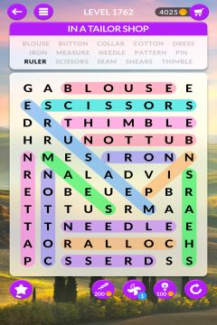 wordscapes search level 1762