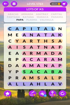 wordscapes search level 1763