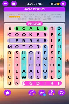 wordscapes search level 1783