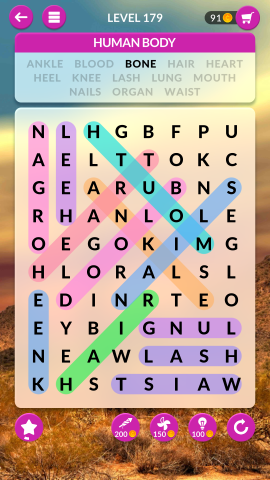 wordscapes search level 179