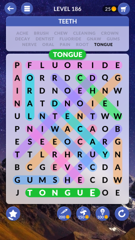 wordscapes search level 186