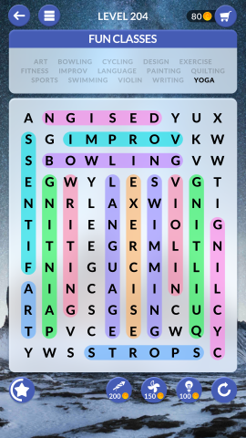 wordscapes search level 204