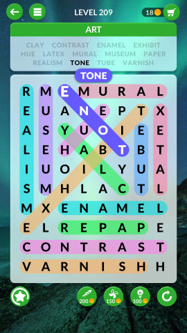 wordscapes search level 209