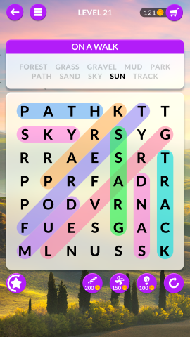 wordscapes search level 21