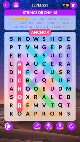 wordscapes search level 223