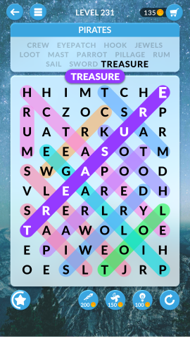 wordscapes search level 231