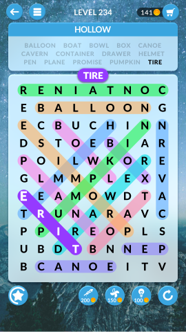 wordscapes search level 234