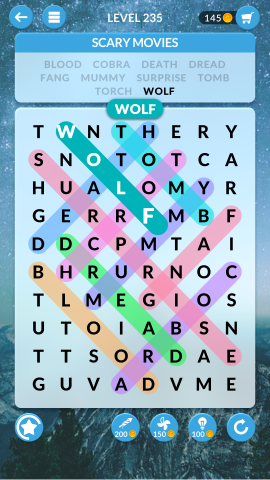 wordscapes search level 235