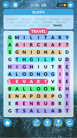 wordscapes search level 238