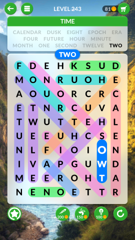 wordscapes search level 243