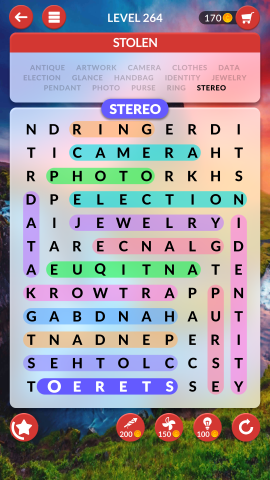 wordscapes search level 264