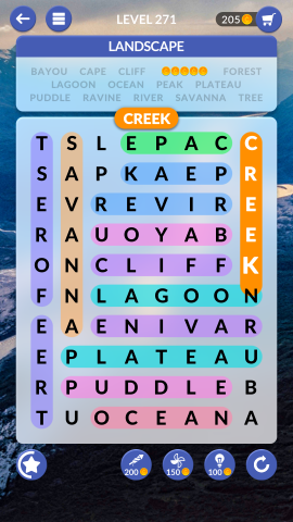 wordscapes search level 271