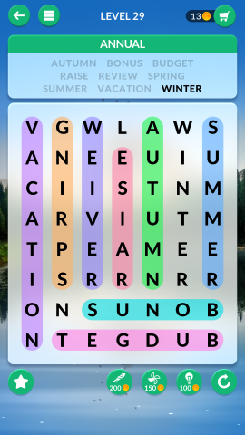 wordscapes search level 29