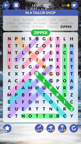 wordscapes search level 292