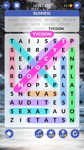 wordscapes search level 293