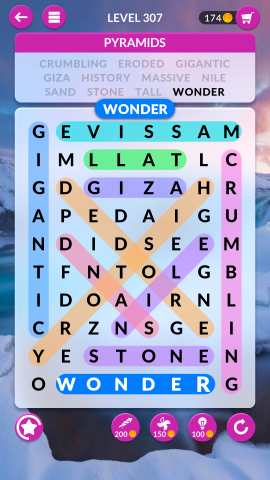 wordscapes search level 307