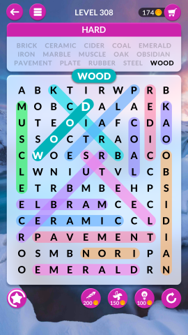 wordscapes search level 308