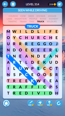 wordscapes search level 314