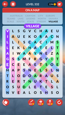 wordscapes search level 332