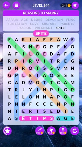wordscapes search level 344