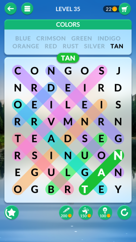 wordscapes search level 35