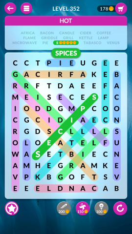 wordscapes search level 352