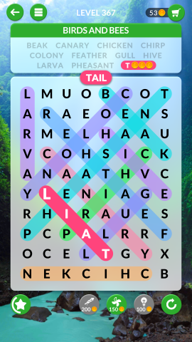 wordscapes search level 367
