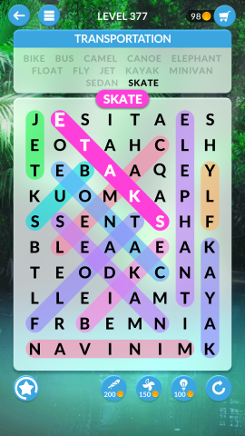 wordscapes search level 377