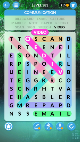 wordscapes search level 383