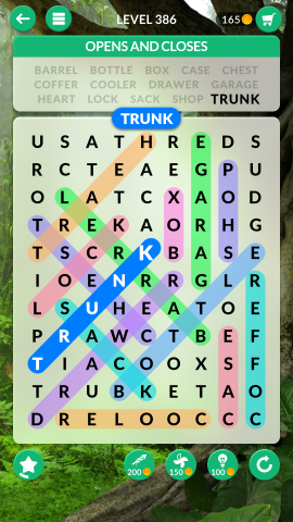 wordscapes search level 386