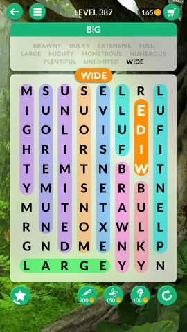 wordscapes search level 387