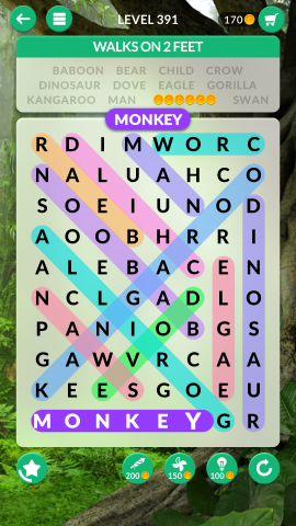 wordscapes search level 391