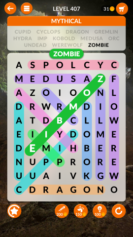 wordscapes search level 407