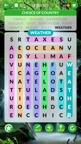wordscapes search level 411
