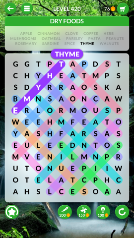 wordscapes search level 420