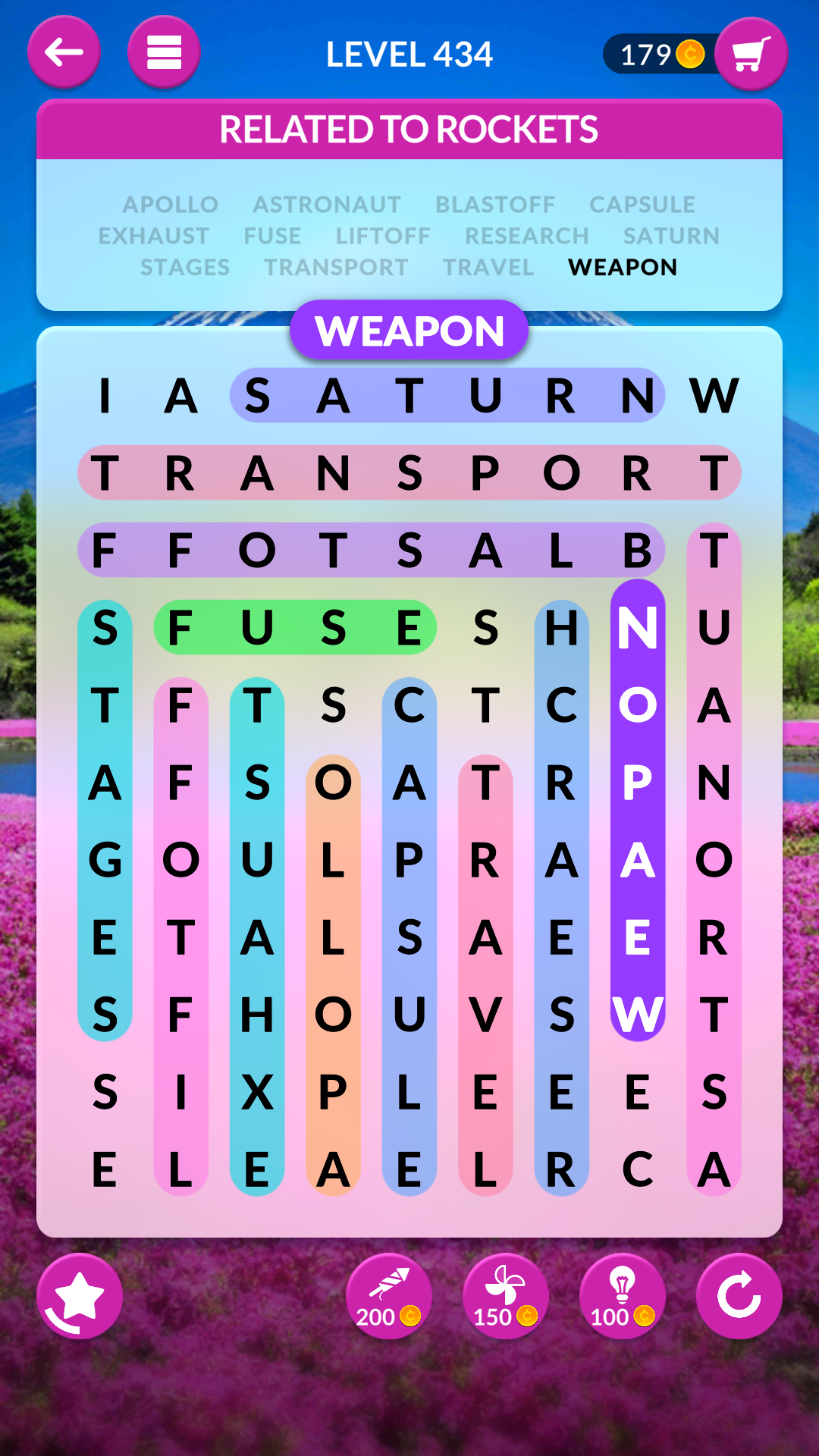 wordscapes search level 434