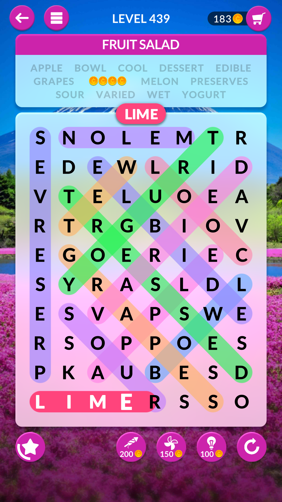 wordscapes search level 439