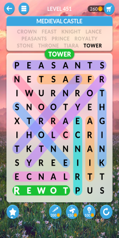 wordscapes search level 451