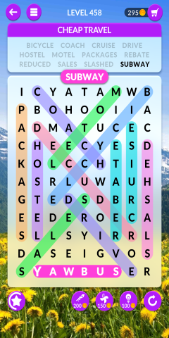 wordscapes search level 458